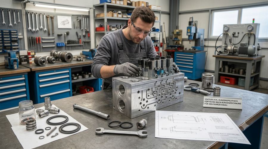 Ventilblock – Präzisionsfertigung bei Trinova Tec