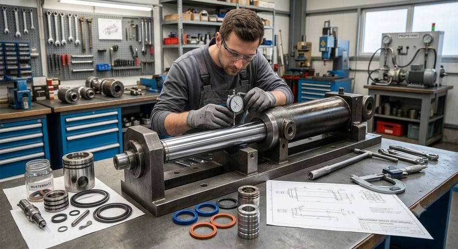 Hydraulikzylinder – Neubau bei Trinova Tec